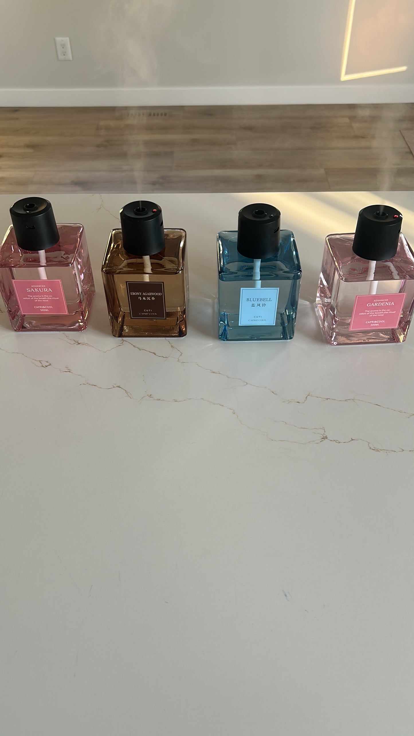 Home fragrances diffuser, six different fragrances ￼500ML